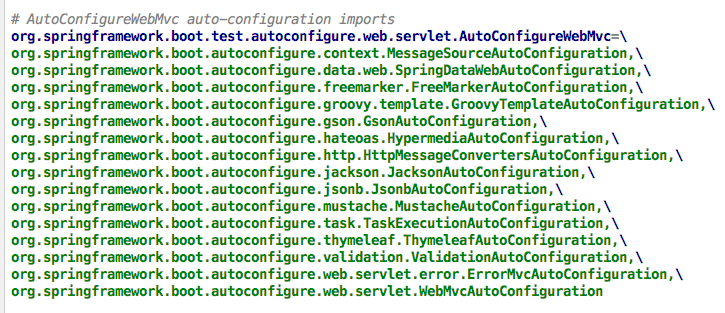 AutoConfigureWebMvc